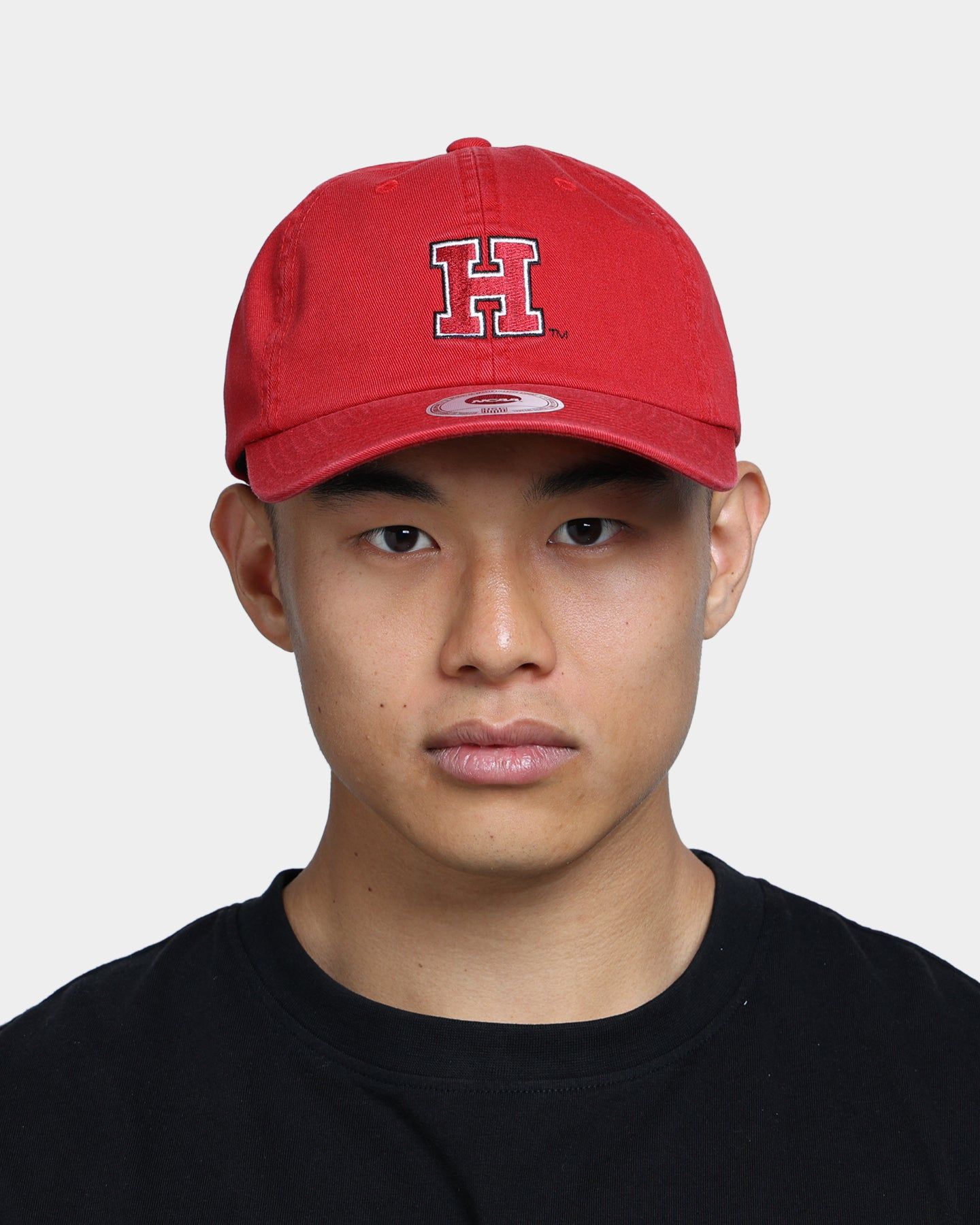 NATIONAL COLLEGIATE ATHLETIC ASSC Harvard University Small Team Crest Dad Hat Strapback Washed Crimson sold by Culture Kings product image thumbnail 2