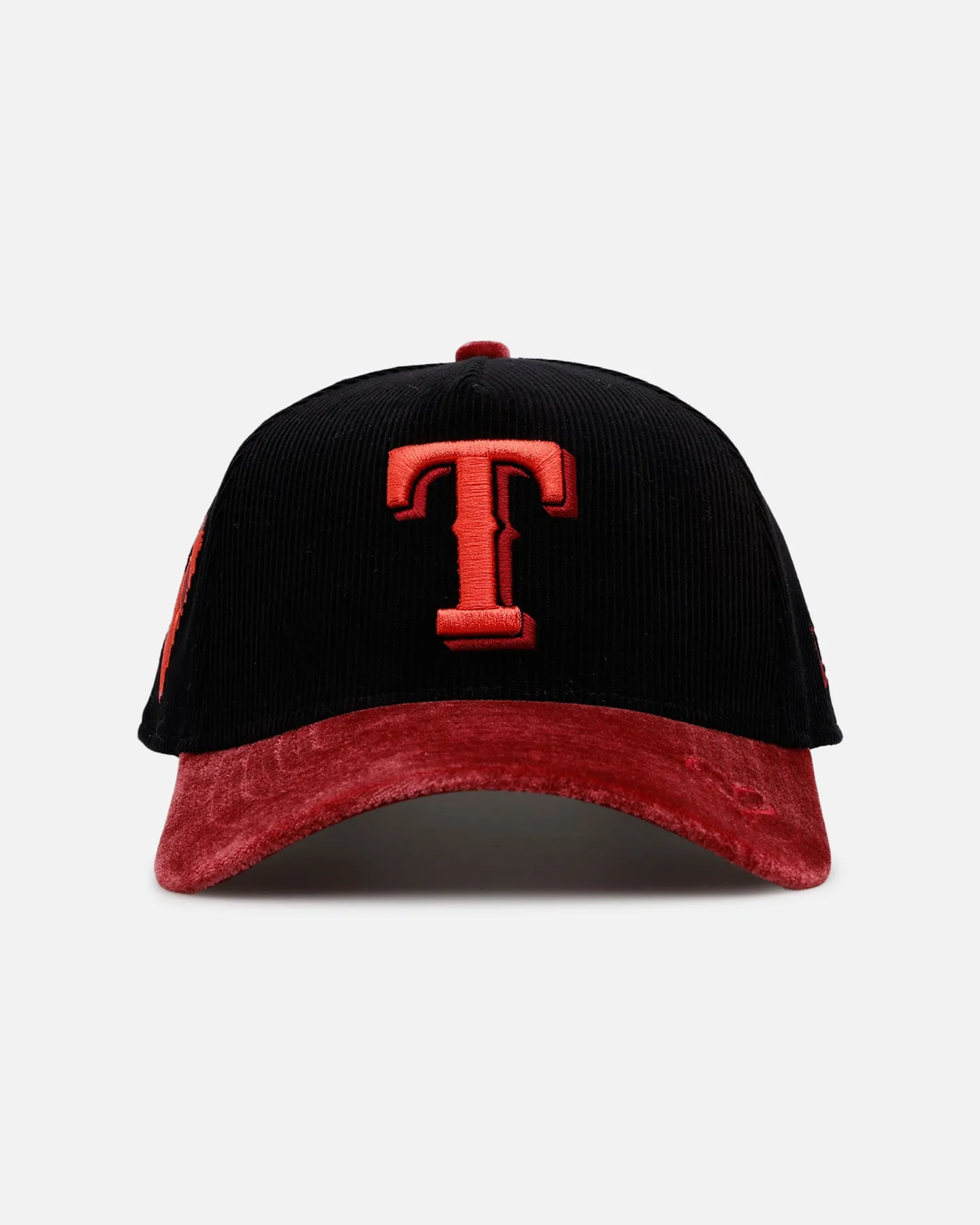 New Era Texas Rangers 'Velvet Cord Certified Lover' 9FORTY A-Frame Premium Corduroy Snapback Black sold by Culture Kings product image thumbnail 2