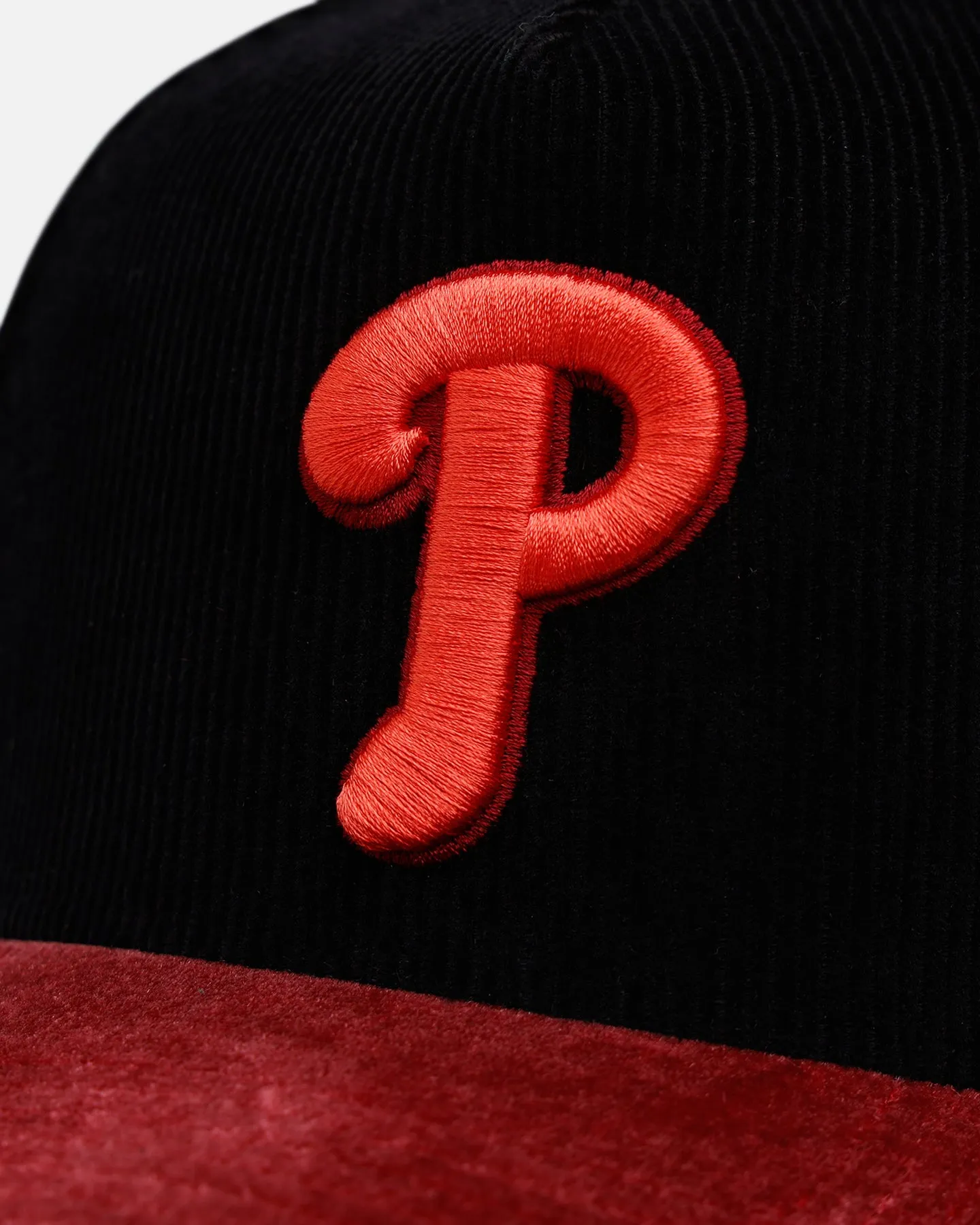 New Era Philadelphia Phillies 'Velvet Cord Certified Lover' 9FORTY A-Frame Premium Corduroy Snapback Black sold by Culture Kings product image thumbnail 3