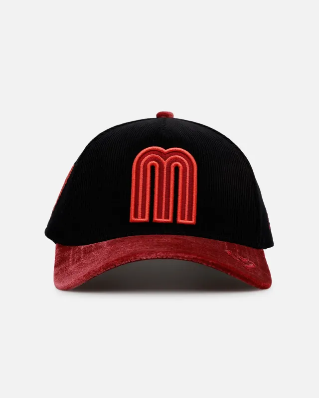 New Era Mexico National Baseball Team 'Velvet Cord Certified Lover' 9FORTY A-Frame Premium Corduroy Snapback Black sold by Culture Kings
