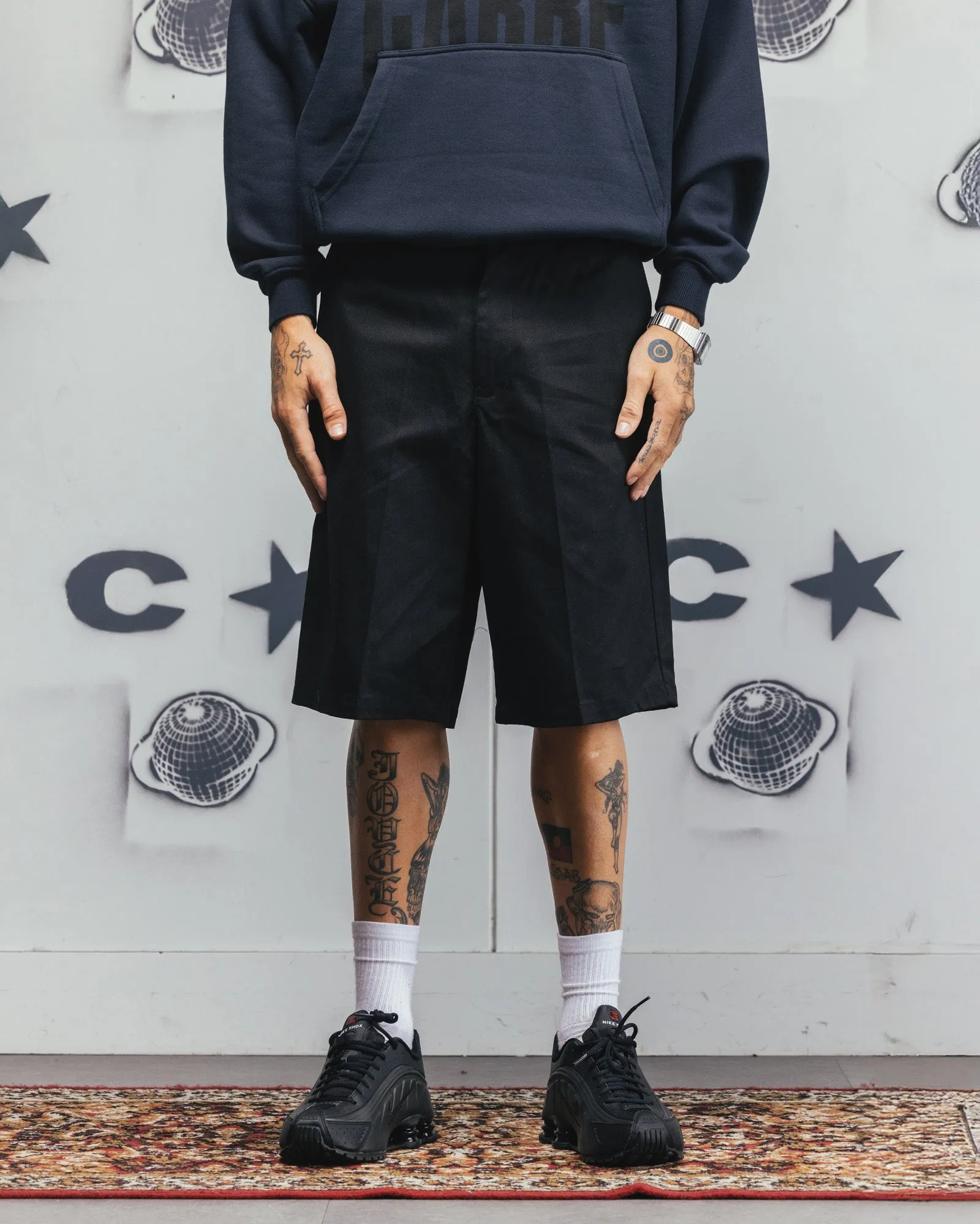 Carre Studio Baggy Shorts Black | Parallel