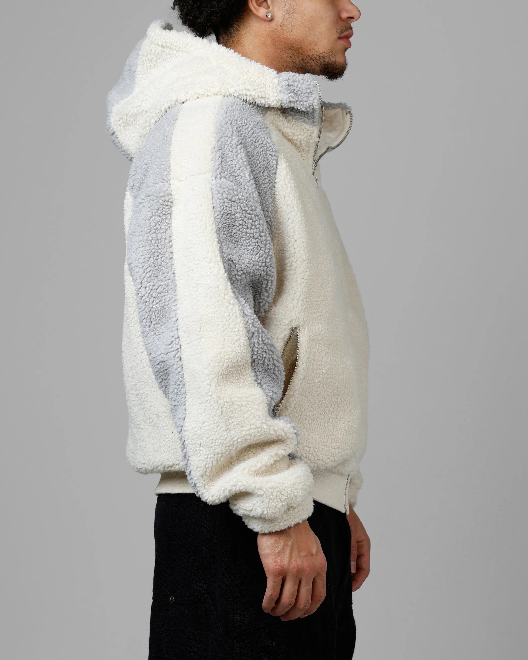 Loiter Speedway Fleece Jacket Stone sold by Culture Kings product image thumbnail 4