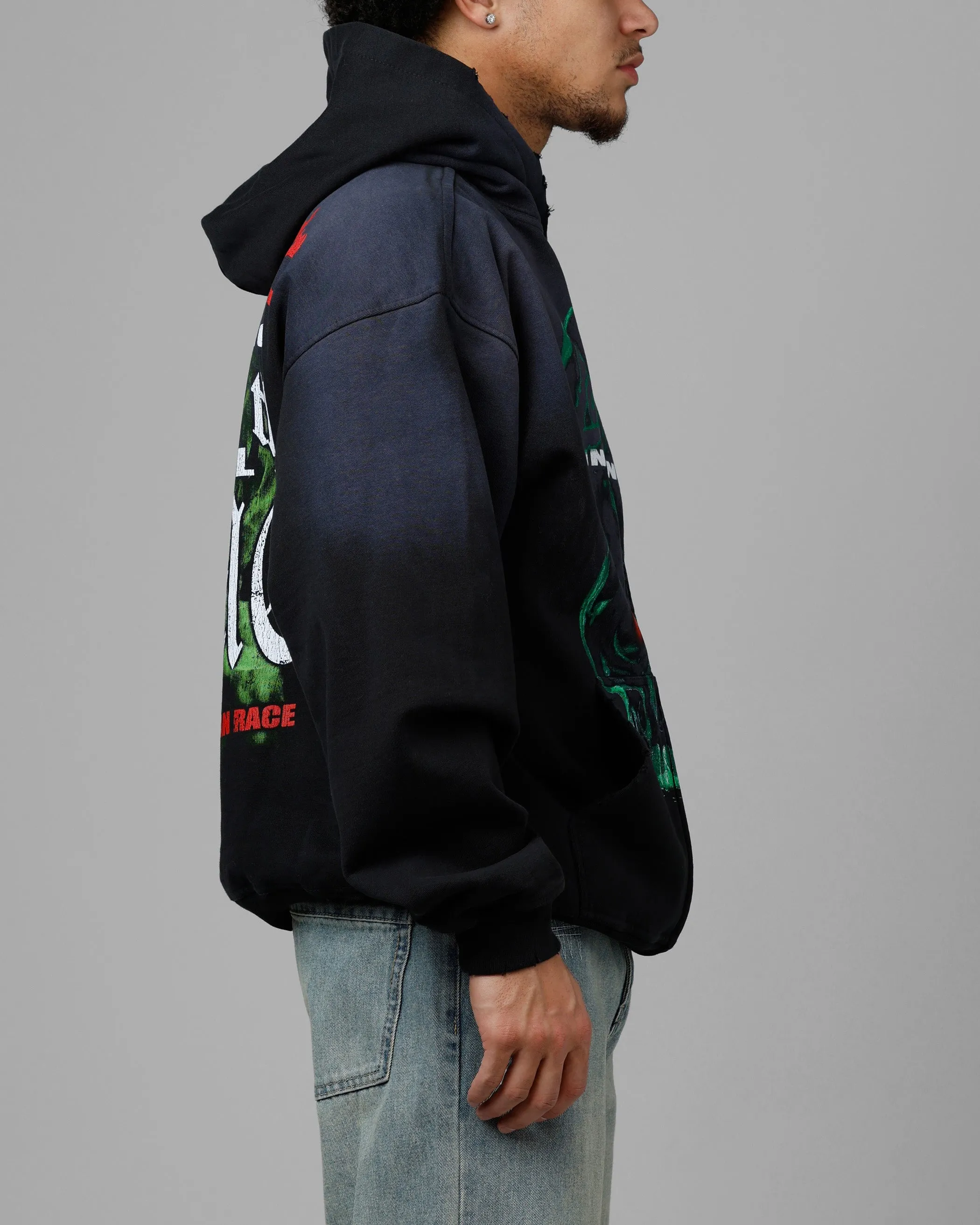 Loiter Inferno Zip Hoodie Vintage Black sold by Culture Kings product image thumbnail 4