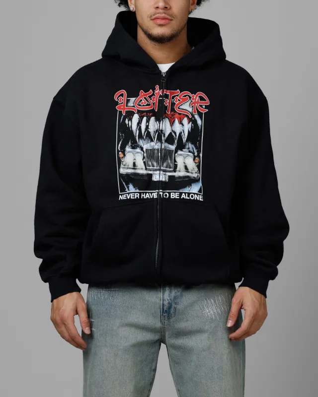 Loiter Always And Forever Zip Hoodie Black sold by Culture Kings