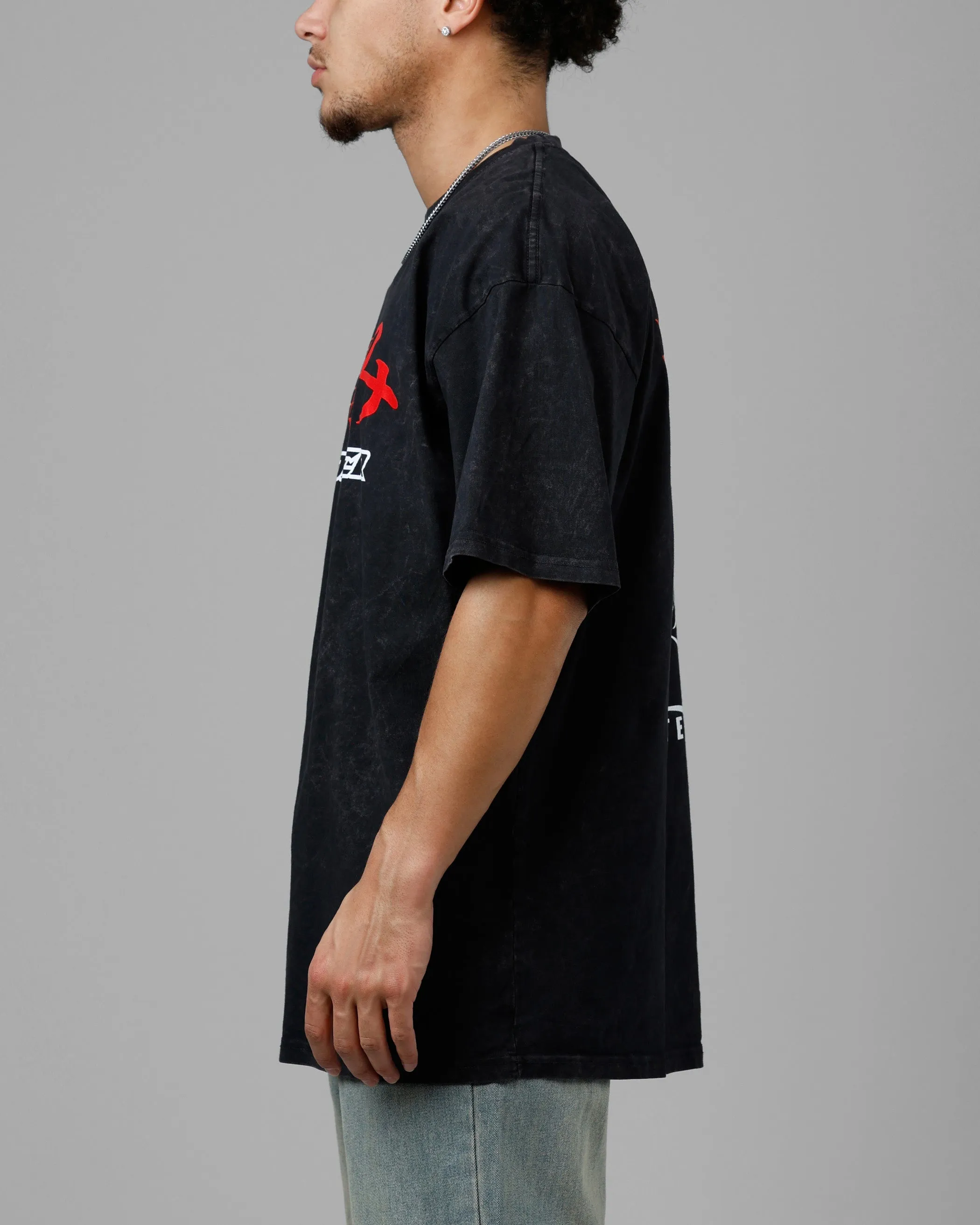 Loiter Pain Vintage T-Shirt Black Acidwash sold by Culture Kings product image thumbnail 5