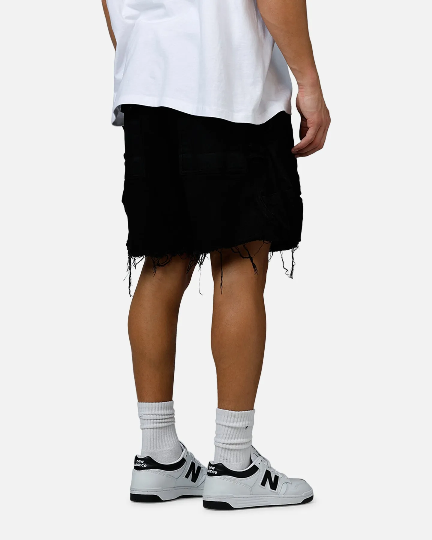 MNML Roughed Pocket Cargo Shorts Black sold by Culture Kings product image thumbnail 3