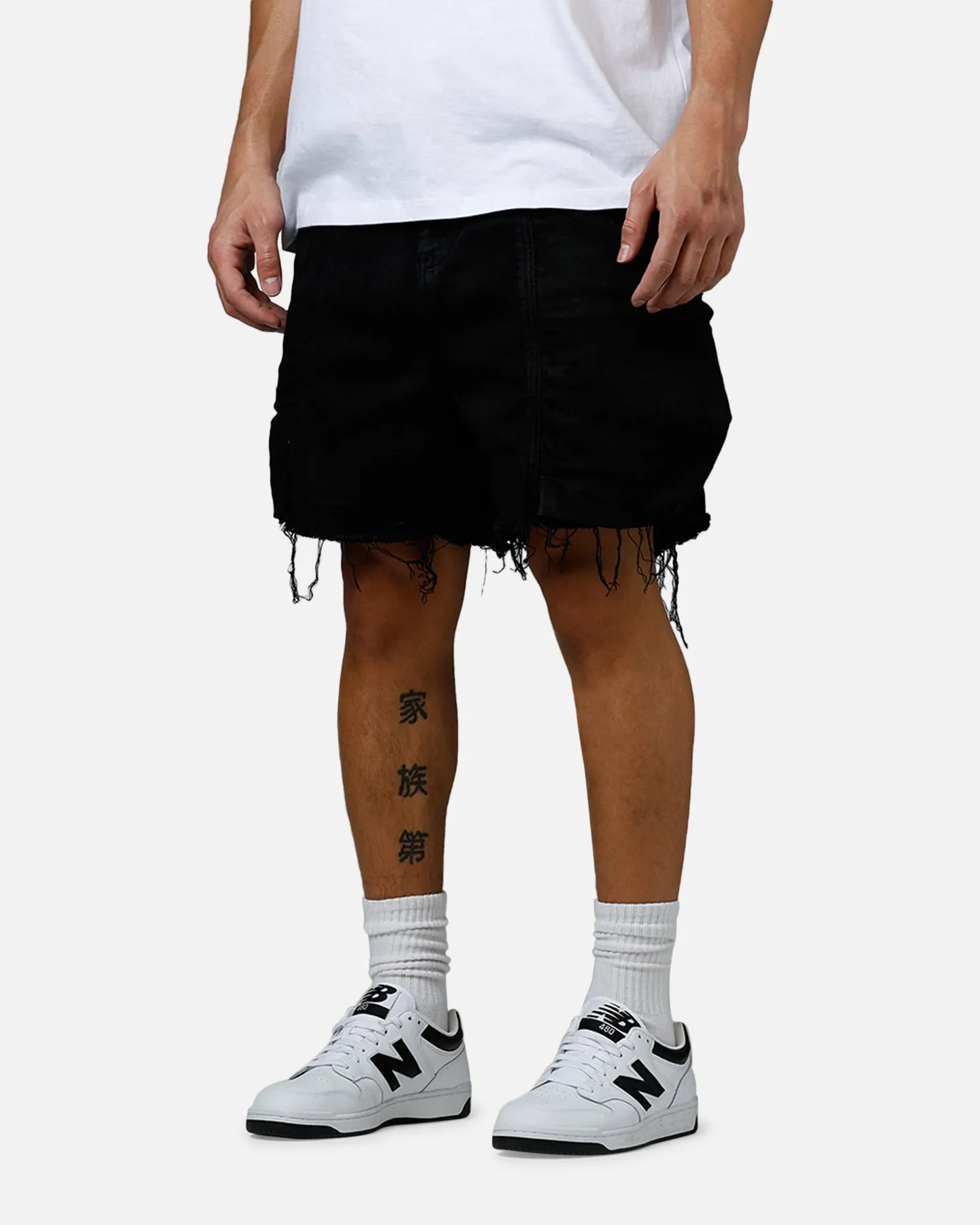 MNML Roughed Pocket Cargo Shorts Black sold by Culture Kings product image thumbnail 4