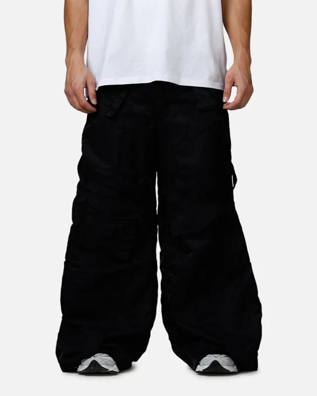 MNML Strap Up Raver Double Cargo Pants Black sold by Culture Kings