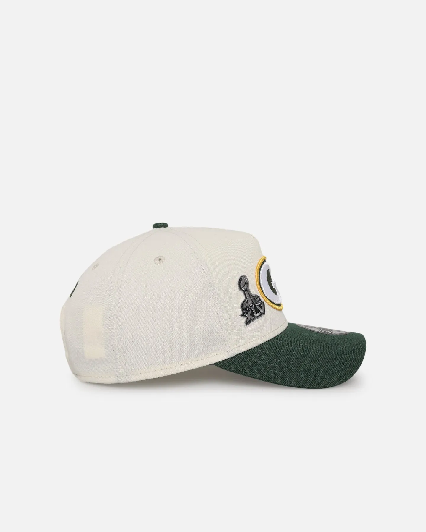 New Era Green Bay Packers 'Super Bowl Logos' 9FORTY A-Frame Snapback Chrome sold by Culture Kings product image thumbnail 3