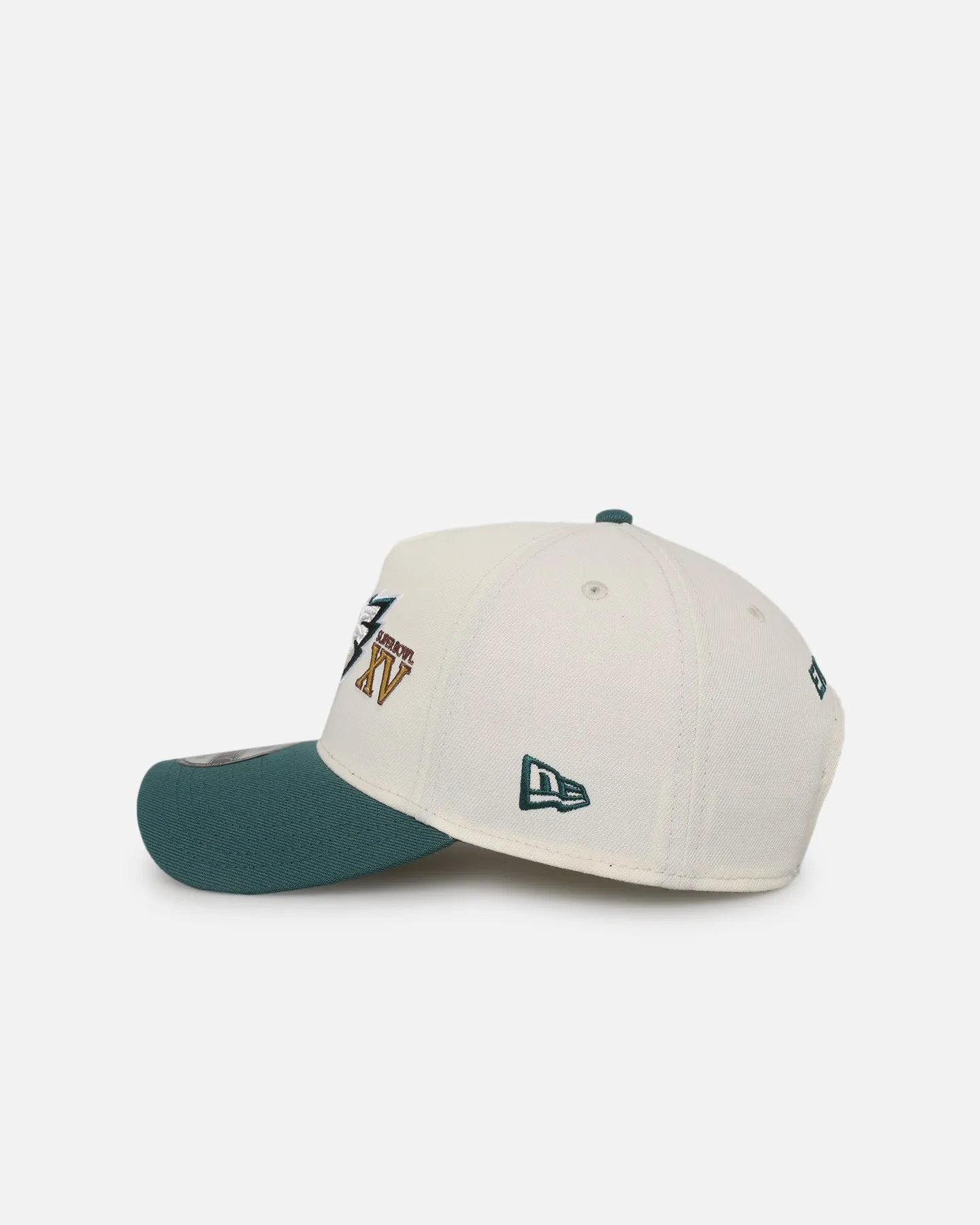 New Era Philadelphia Eagles 'Super Bowl Logos' 9FORTY A-Frame Snapback Chrome sold by Culture Kings product image thumbnail 4