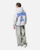 Majestic Athletic Los Angeles Dodgers Wordmark Arch Hoodie Grey sold by Culture Kings