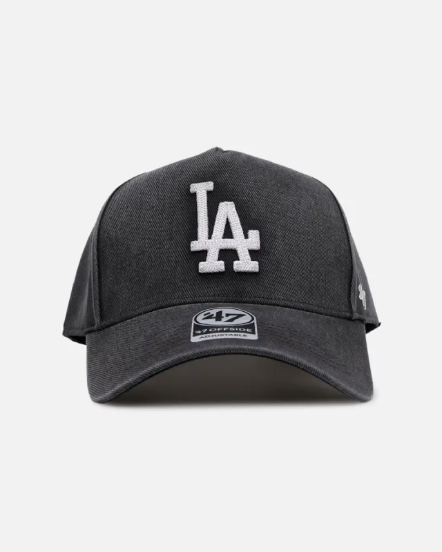 47 Brand Los Angeles Dodgers 'Washed Black' Offside DT Snapback Washed Black sold by Culture Kings