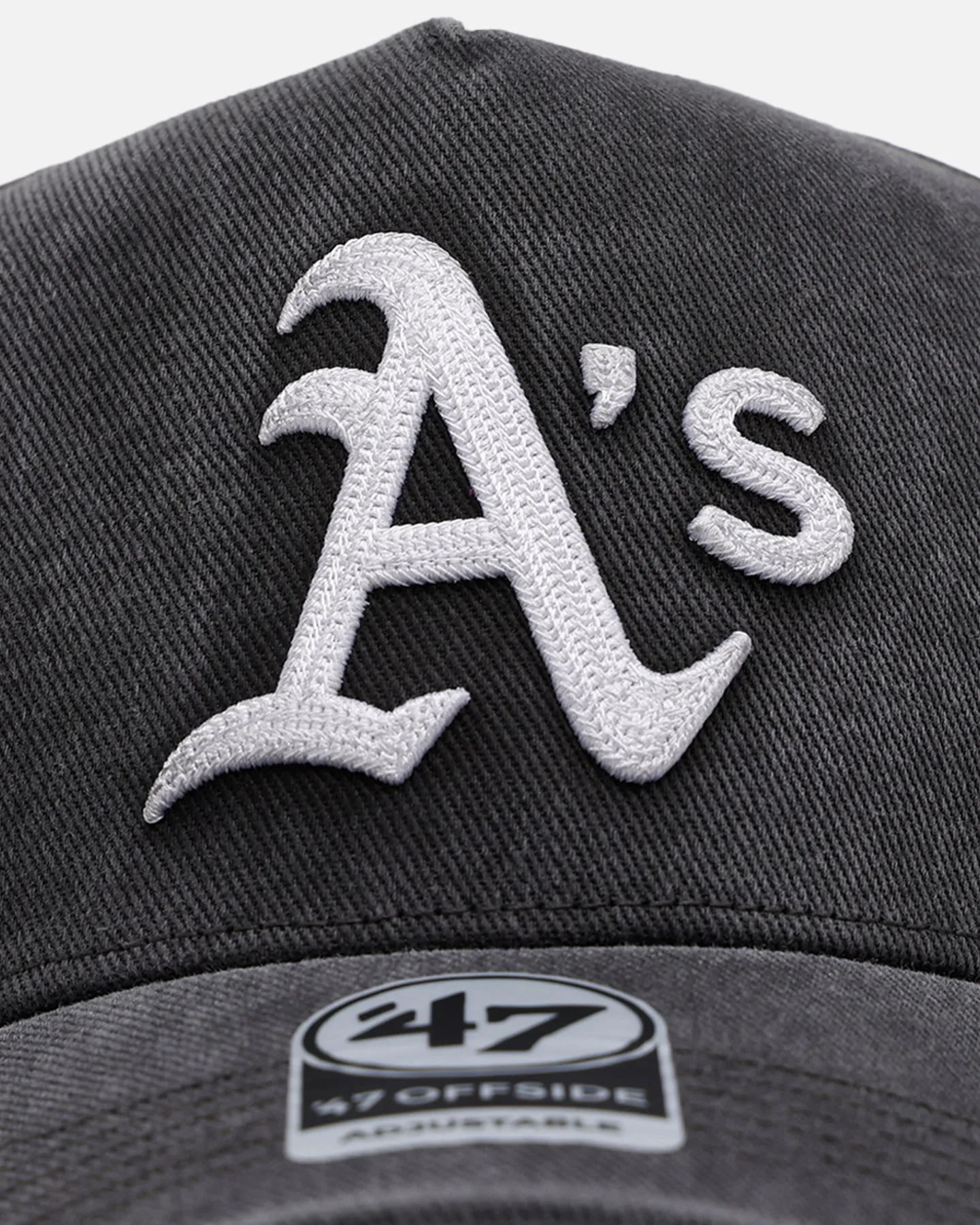 47 Brand Oakland Athletics 'Washed Black' Offside DT Snapback Washed Black sold by Culture Kings product image thumbnail 5