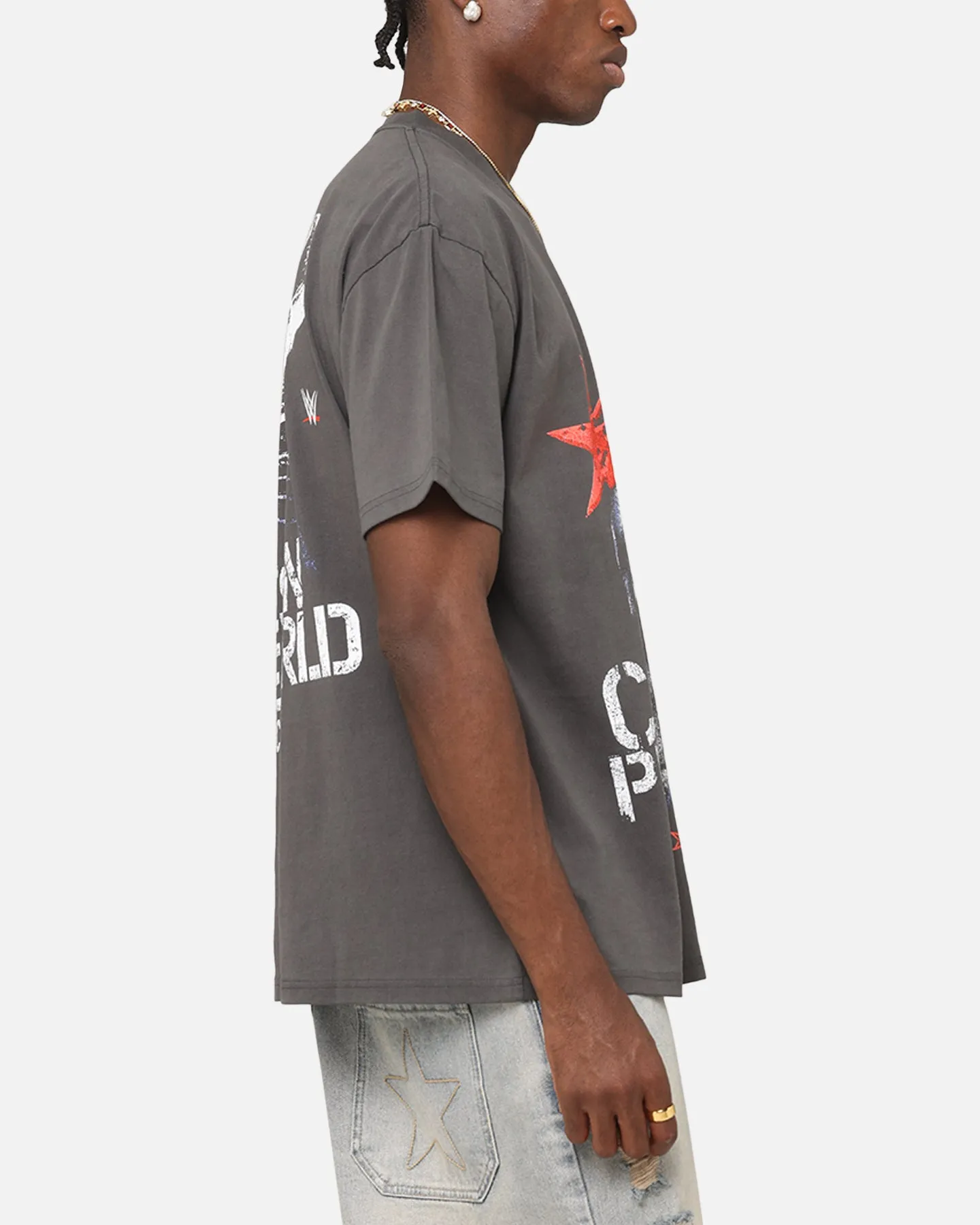 Culture Kings X WWE CM Punk Royal Rumble Heavyweight T-Shirt Black Wash sold by Culture Kings product image thumbnail 5