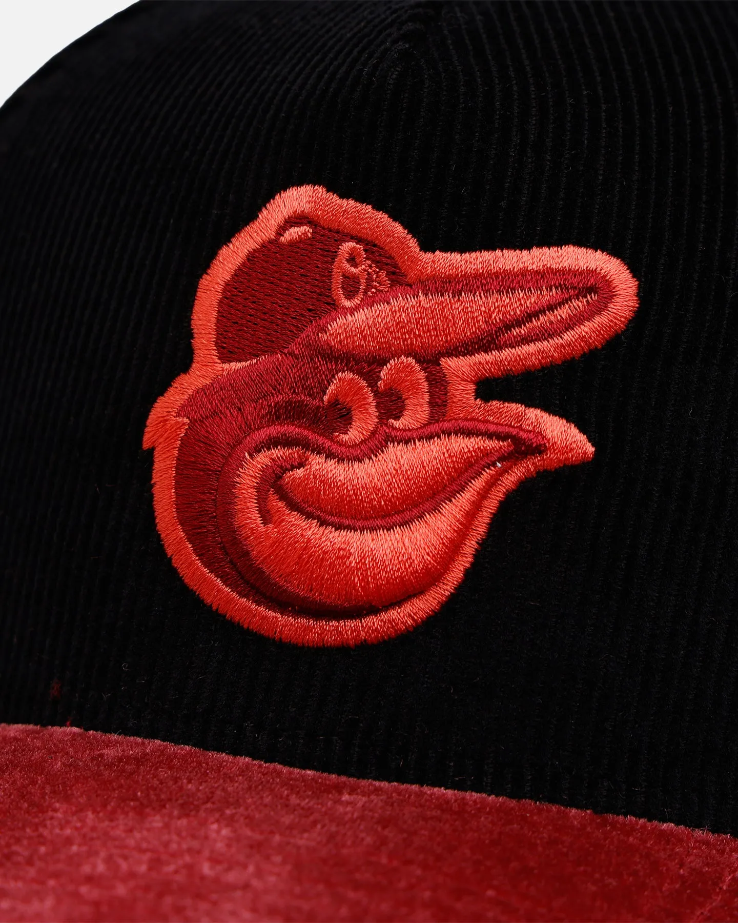New Era Baltimore Orioles 'Velvet Cord Certified Lover' 9FORTY A-Frame Premium Corduroy Snapback Black sold by Culture Kings product image thumbnail 3