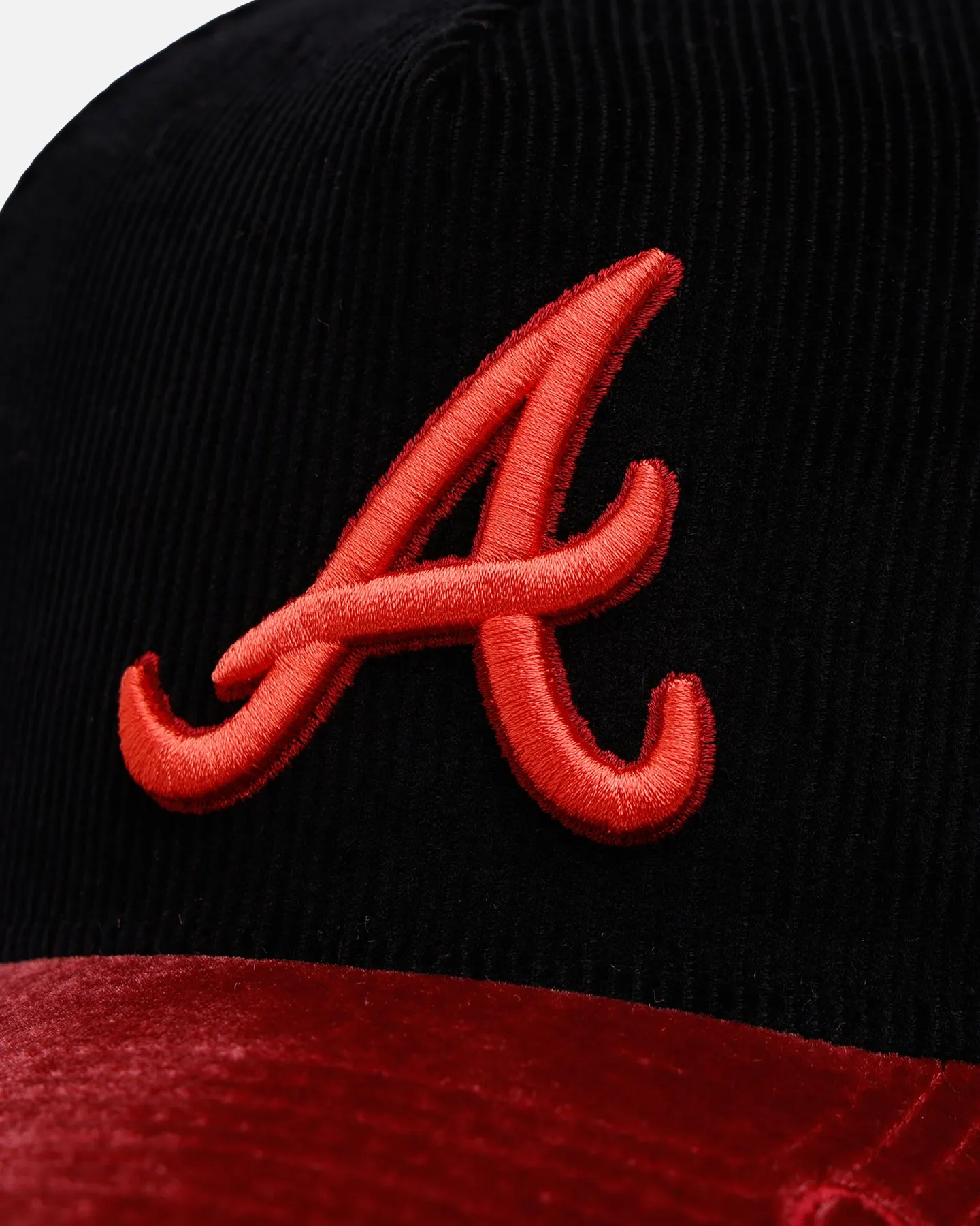 New Era Atlanta Braves 'Velvet Cord Certified Lover' 9FORTY A-Frame Premium Corduroy Snapback Black sold by Culture Kings product image thumbnail 4