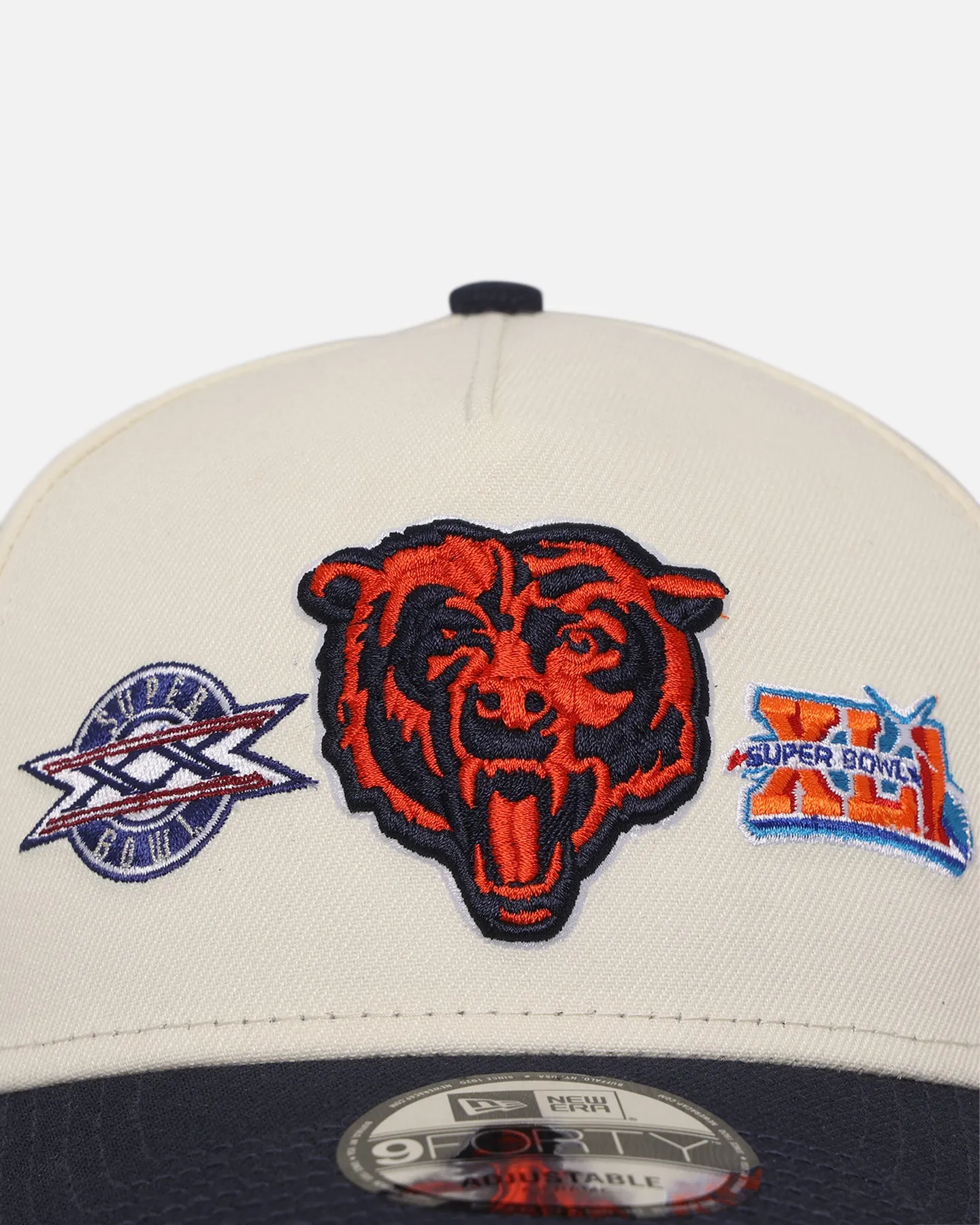 New Era Chicago Bears 'Super Bowl Logos' 9FORTY A-Frame Snapback Chrome sold by Culture Kings product image thumbnail 5