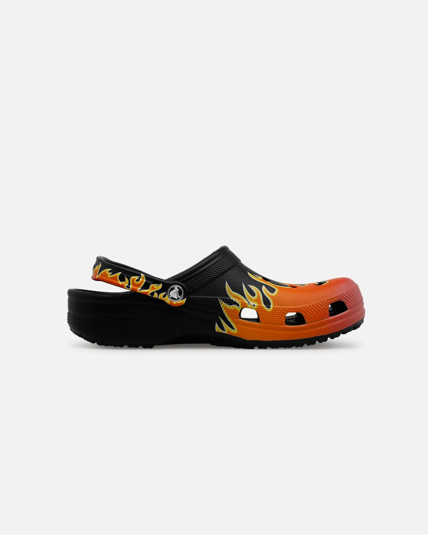 Crocs Classic Flames Clog Black/Multi sold by Culture Kings product image thumbnail 2