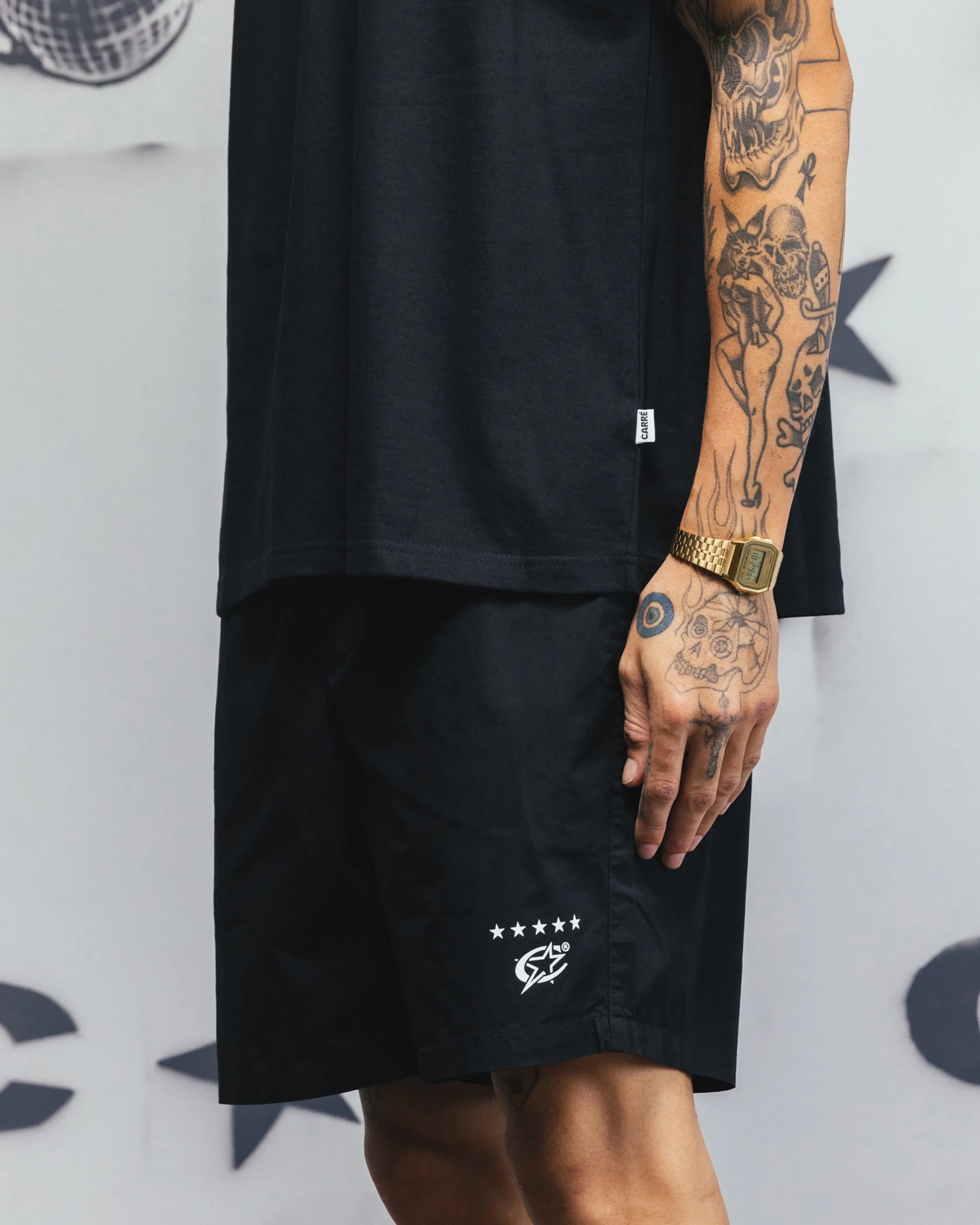 Carre C-Star Beach Shorts Black sold by Culture Kings product image thumbnail 3