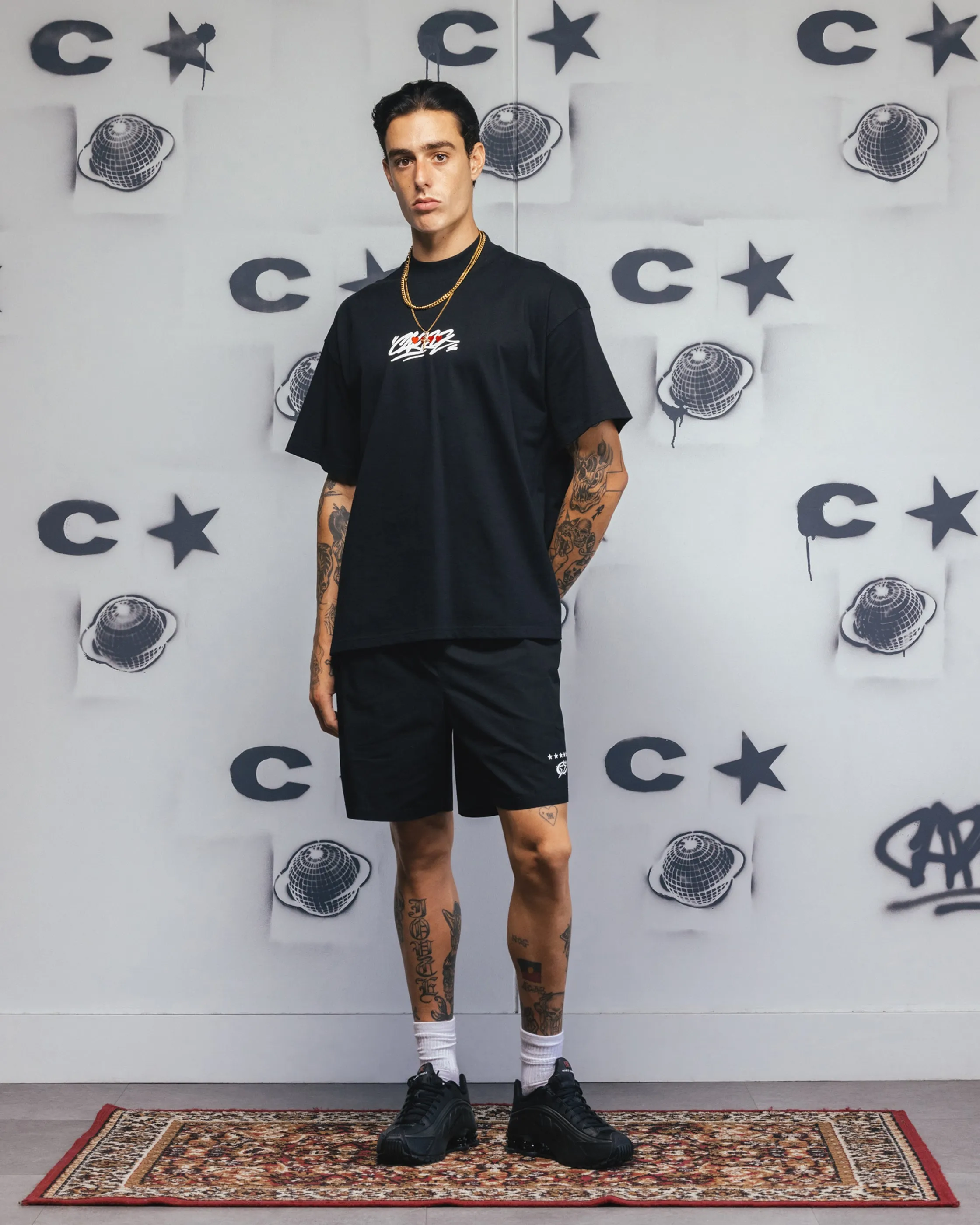 Carre C-Star Beach Shorts Black sold by Culture Kings product image thumbnail 2