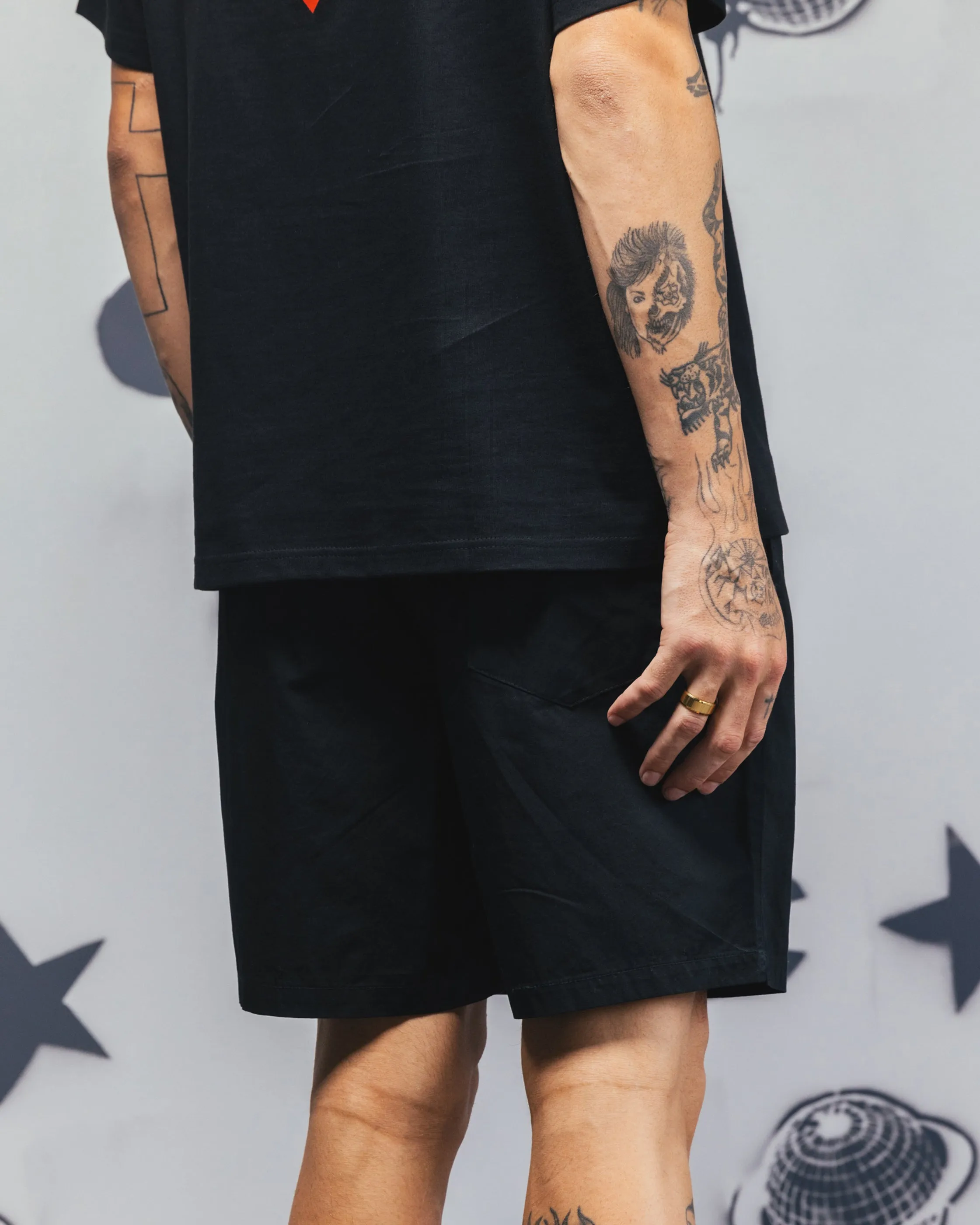 Carre C-Star Beach Shorts Black sold by Culture Kings product image thumbnail 4