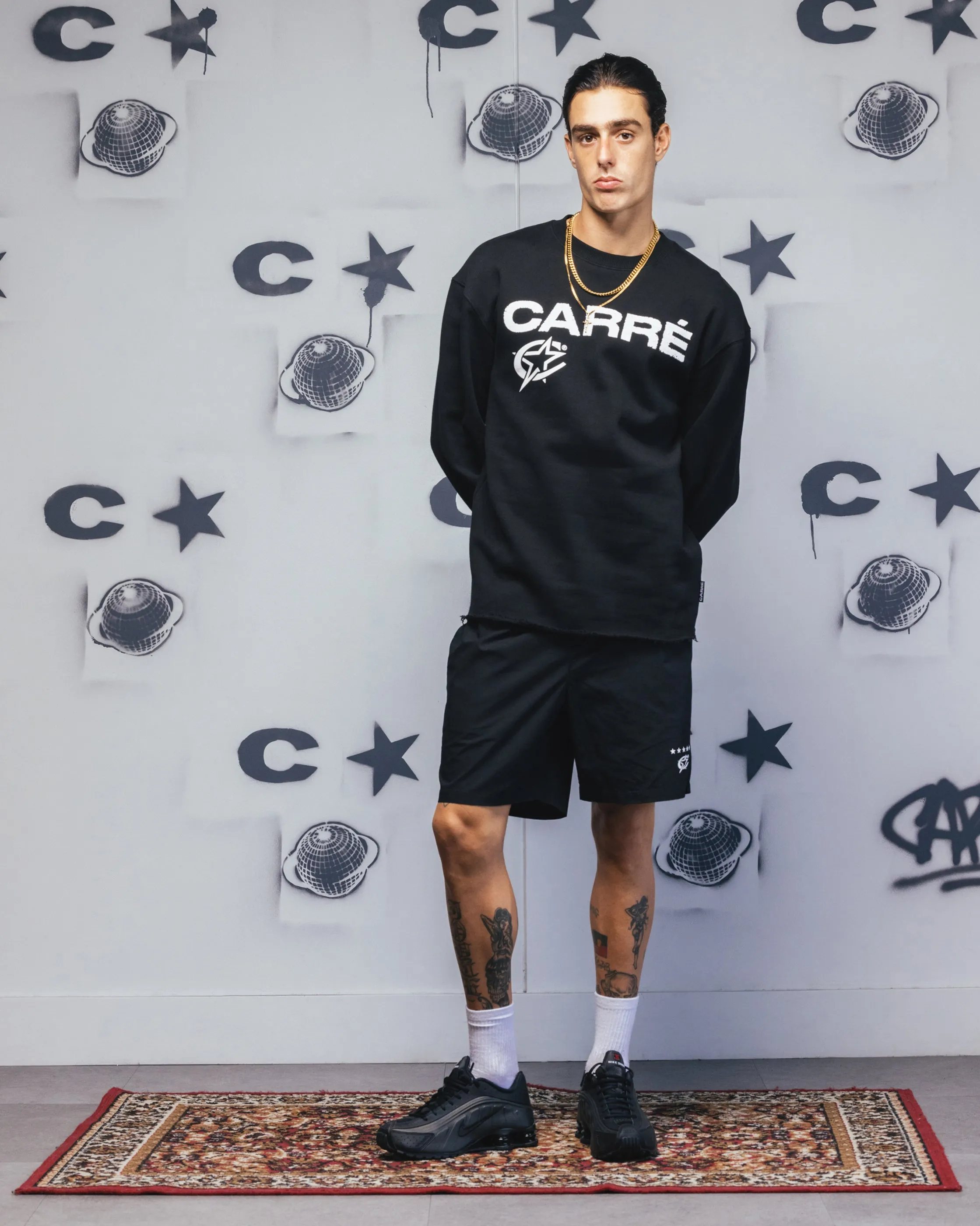 Carre Blackout Crewneck Black sold by Culture Kings product image thumbnail 2