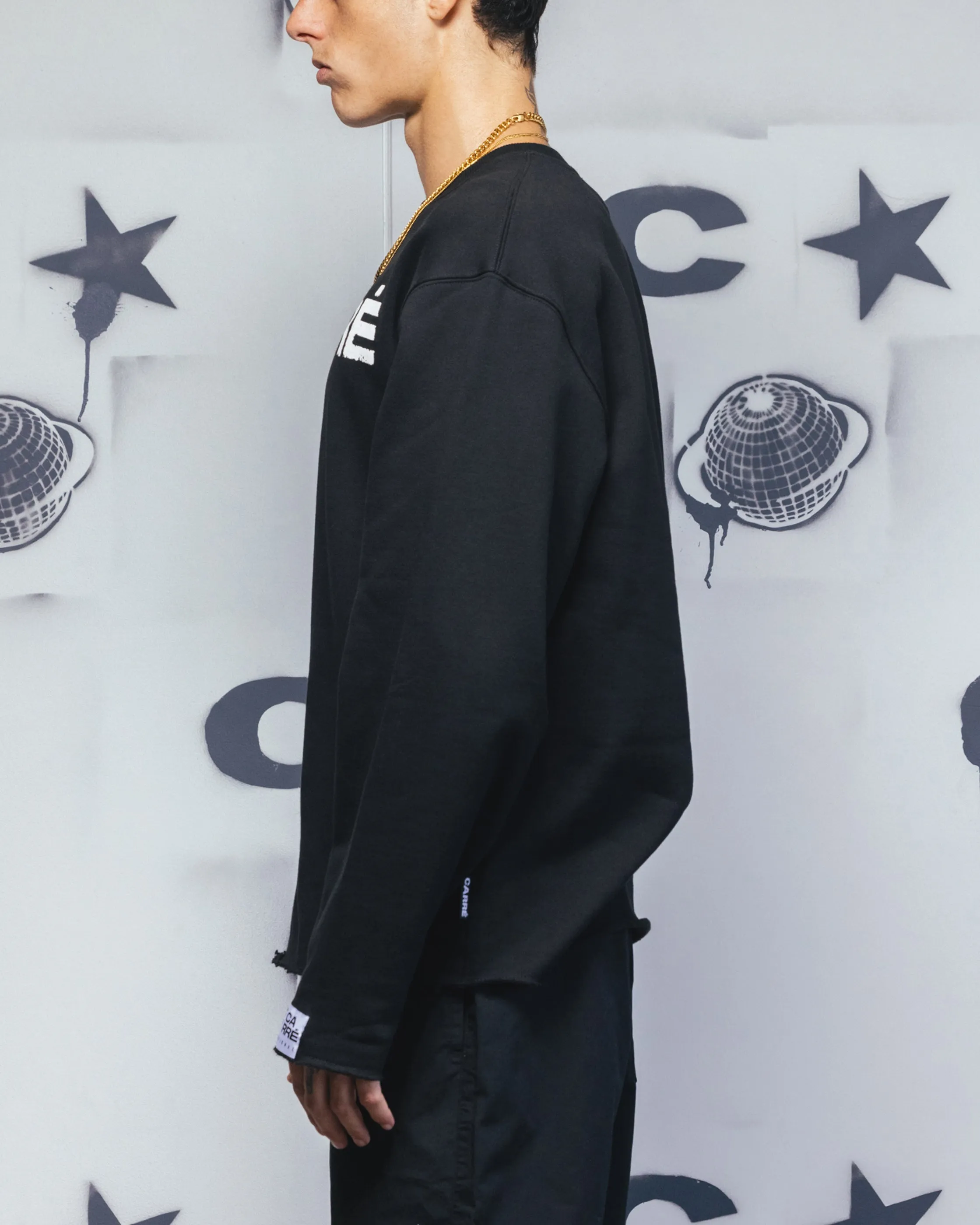 Carre Blackout Crewneck Black sold by Culture Kings product image thumbnail 5