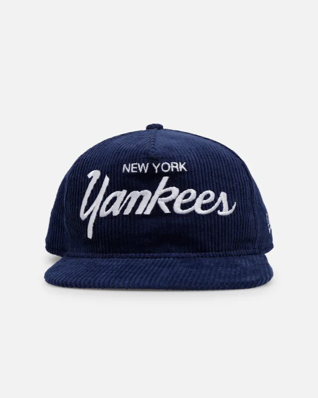 New Era New York Yankees 'Yankees Variety Pack' Corduroy Golfer Snapback Navy sold by Culture Kings