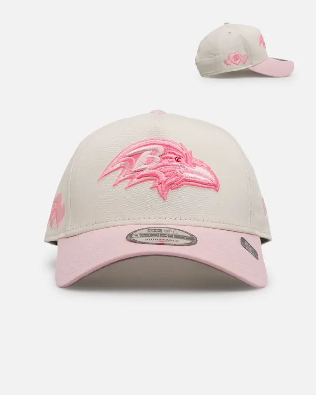 New Era Baltimore Ravens 'Lover's Club' 9FORTY A-Frame Snapback Chrome sold by Culture Kings