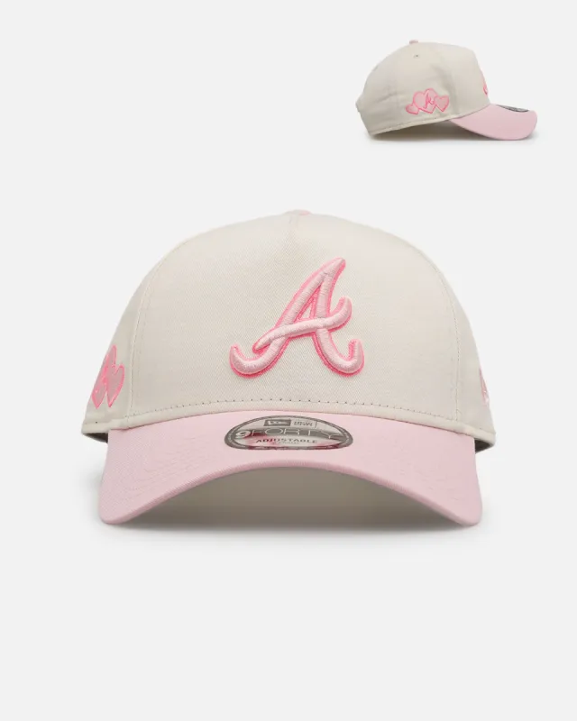 New Era Atlanta Braves 'Lover's Club' 9FORTY A-Frame Snapback Chrome sold by Culture Kings