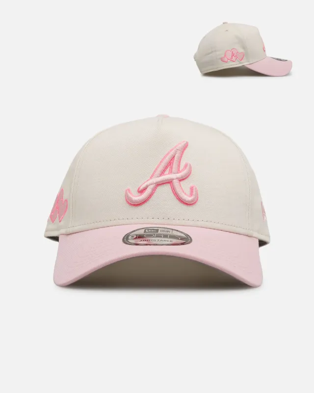 New Era Atlanta Braves 'Lover's Club' 9FORTY A-Frame Snapback Chrome sold by Culture Kings