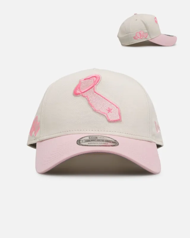New Era California Angels 'Lover's Club' 9FORTY A-Frame Snapback Chrome sold by Culture Kings
