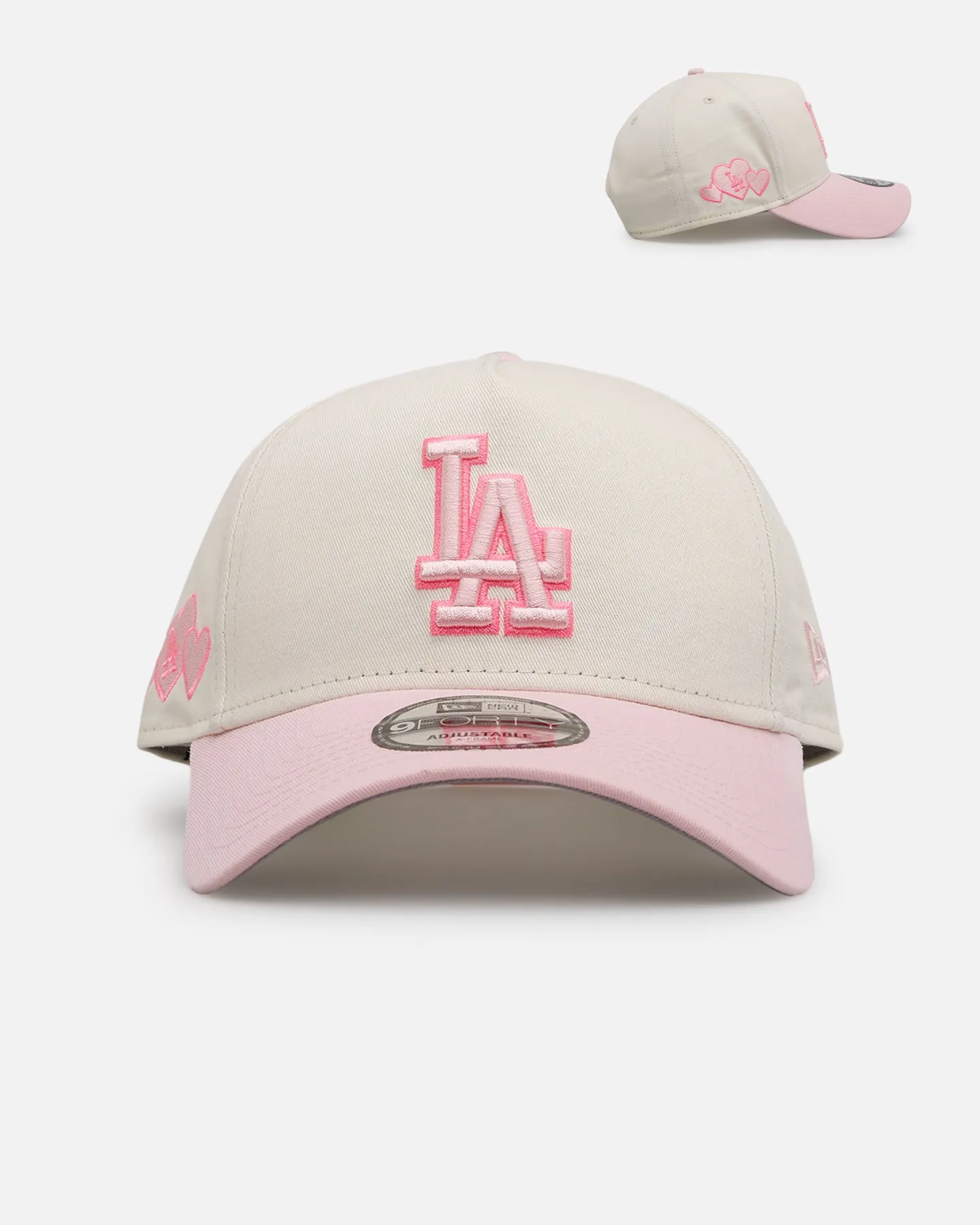 New Era Los Angeles Dodgers 'Lover's Club' 9FORTY A-Frame Snapback Chrome sold by Culture Kings