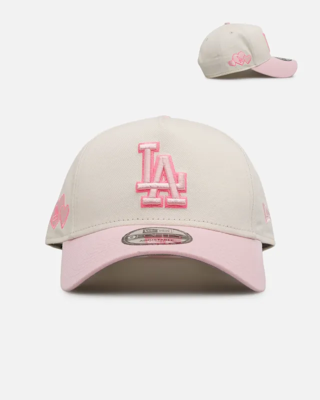 New Era Los Angeles Dodgers 'Lover's Club' 9FORTY A-Frame Snapback Chrome sold by Culture Kings