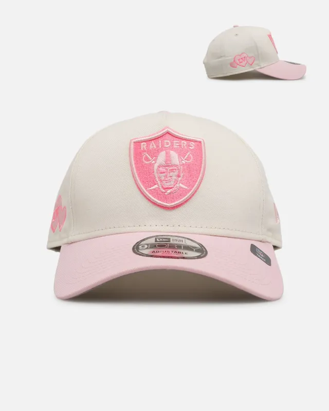 New Era Las Vegas Raiders 'Lover's Club' 9FORTY A-Frame Snapback Chrome sold by Culture Kings