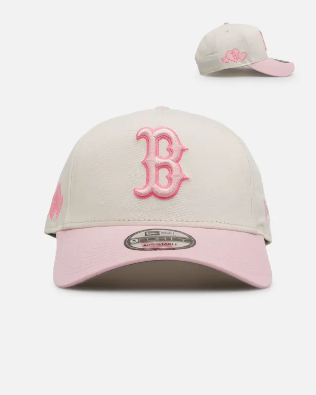 New Era Boston Red Sox 'Lover's Club' 9FORTY A-Frame Snapback Chrome sold by Culture Kings