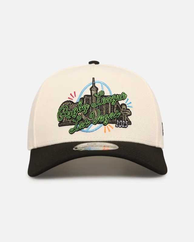 New Era Rugby League '2025 NRL Vegas Round' 9FORTY A-Frame Snapback White sold by Culture Kings