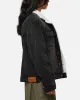 Saint Morta Sherpa Boxy Denim Jacket Black Shadow sold by Culture Kings