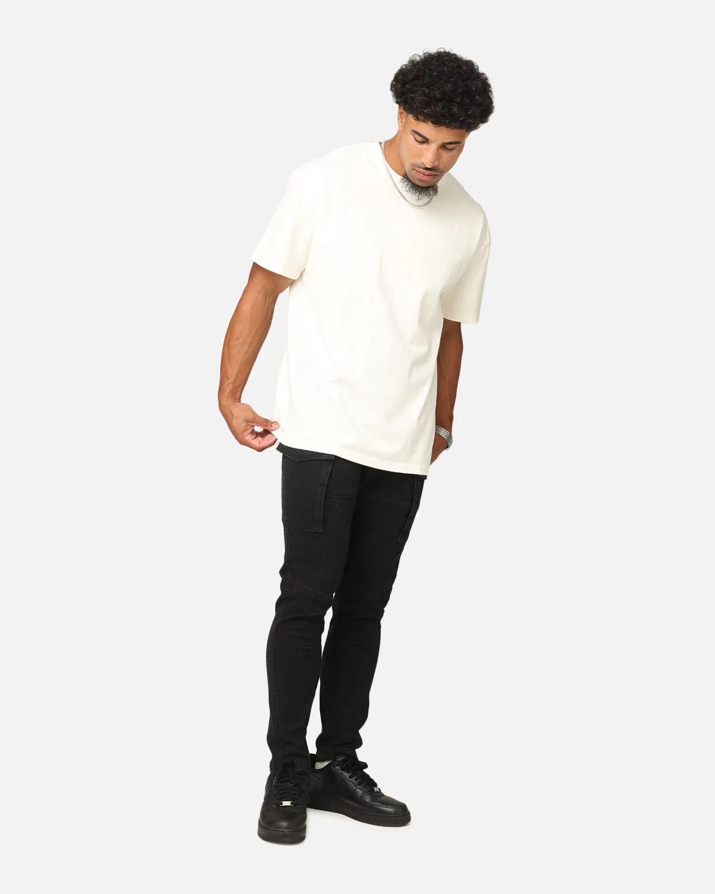 Saint Morta Skinny Cargo Jeans Vintage Black sold by Culture Kings product image thumbnail 2