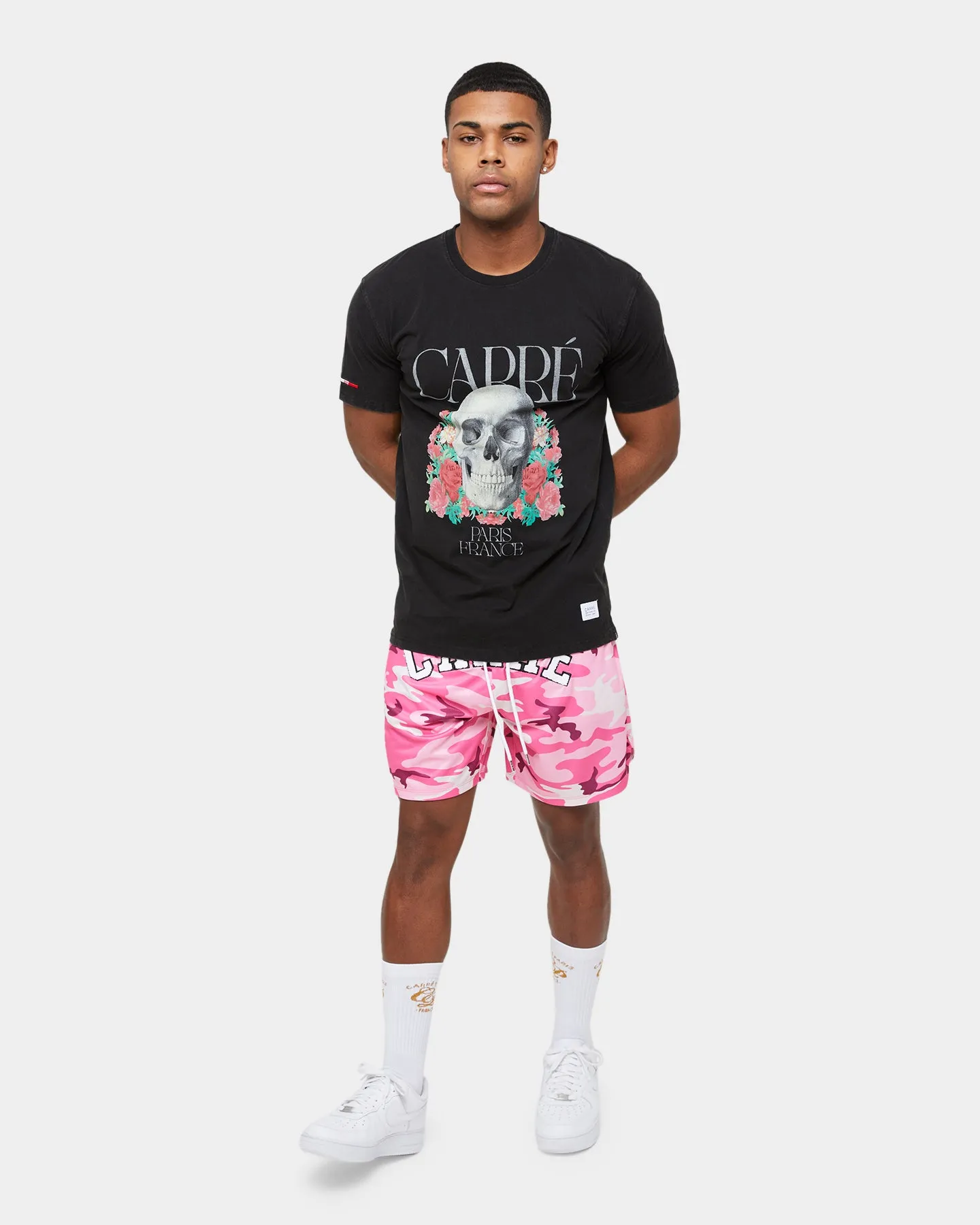 Carre Skull & Rose Vintage T-Shirt Washed Black sold by Culture Kings product image thumbnail 2