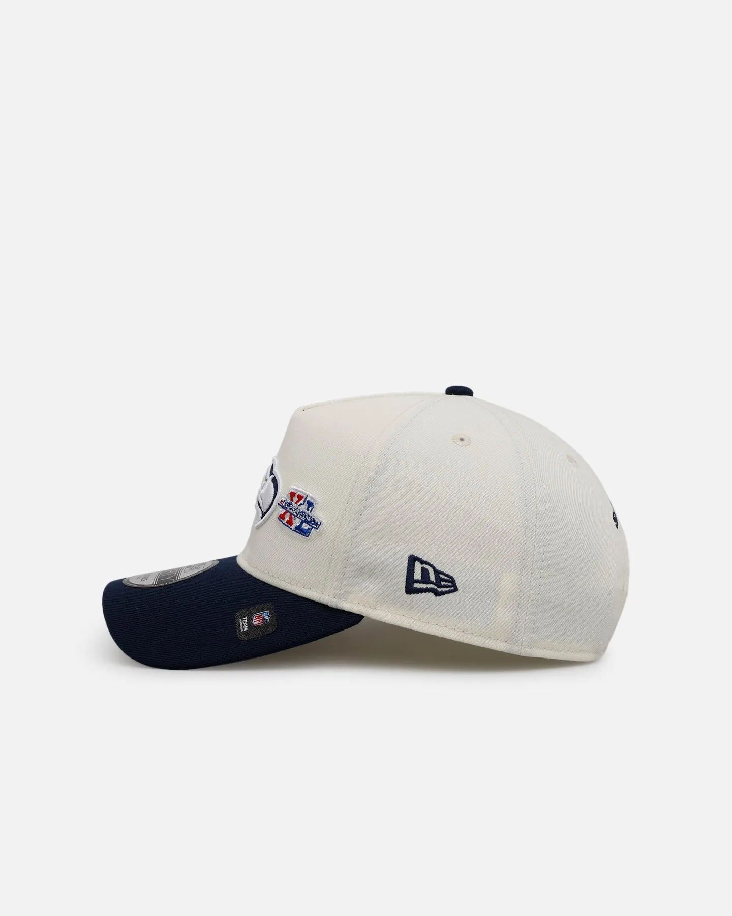 New Era Seattle Seahawks 'Super Bowl Logos' 9FORTY A-Frame Snapback Chrome sold by Culture Kings product image thumbnail 4