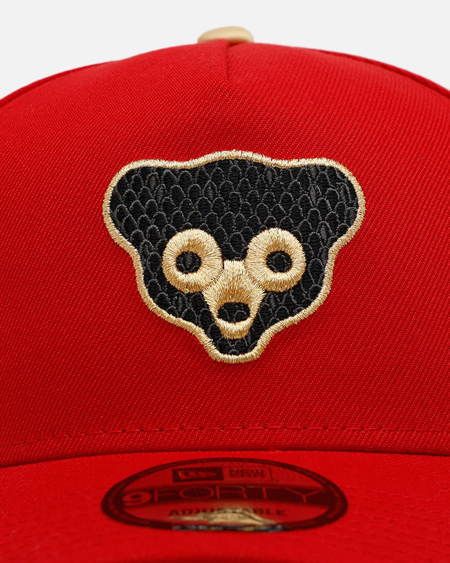 New Era Chicago Cubs 'Year Of The Snake' 9FORTY A-Frame Snapback Red/Gold sold by Culture Kings product image thumbnail 5