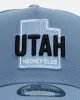 New Era Utah Hockey Club 'Faded Blue' 9FORTY A-Frame Snapback Faded Blue sold by Culture Kings