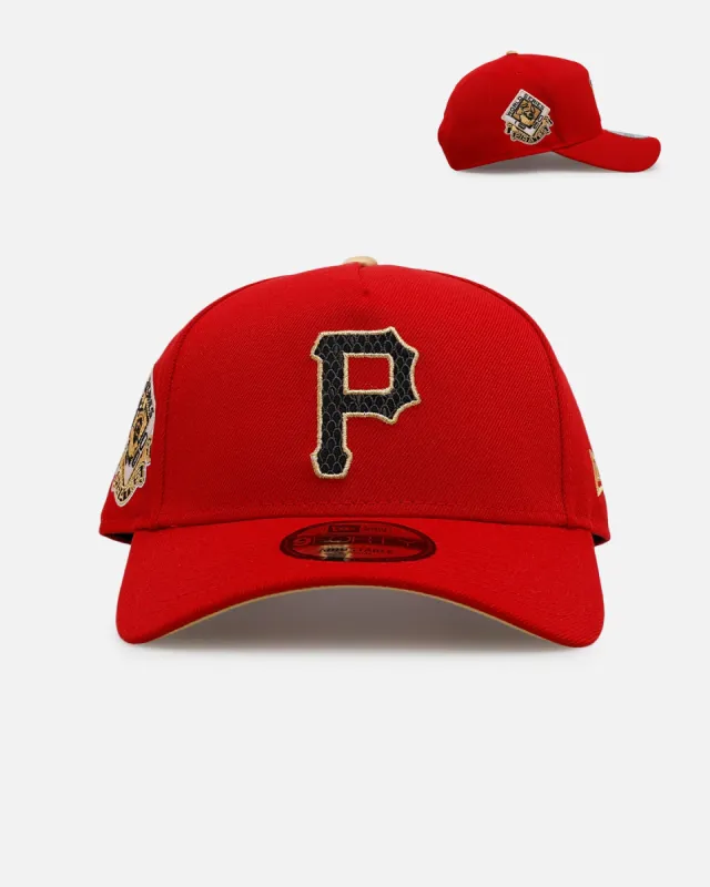 New Era Pittsburgh Pirates 'Year Of The Snake' 9FORTY A-Frame Snapback Red/Gold sold by Culture Kings