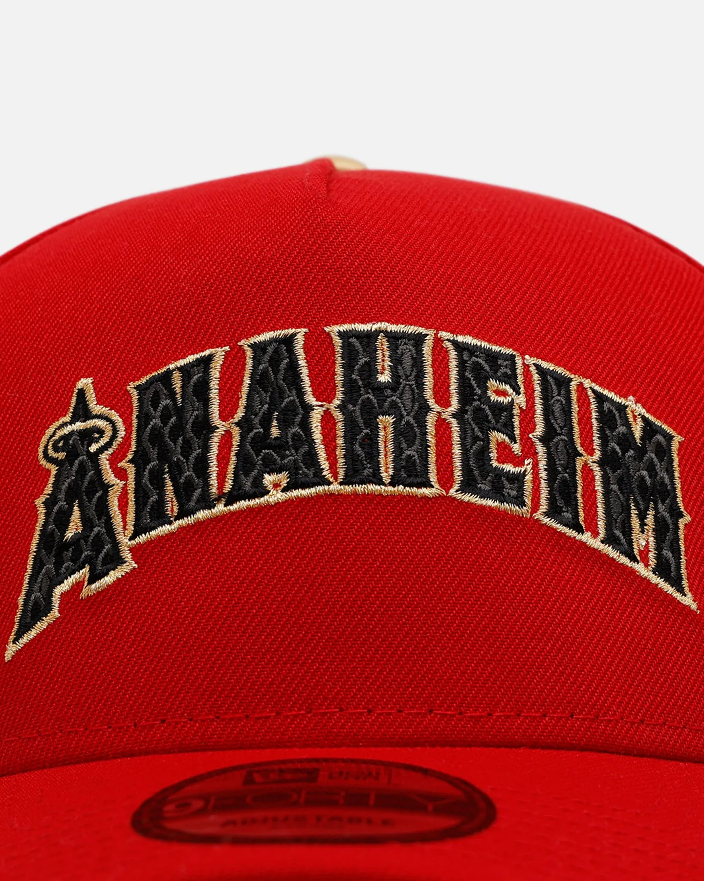 New Era Anaheim Angels 'Year Of The Snake' 9FORTY A-Frame Snapback Red/Gold sold by Culture Kings product image thumbnail 5