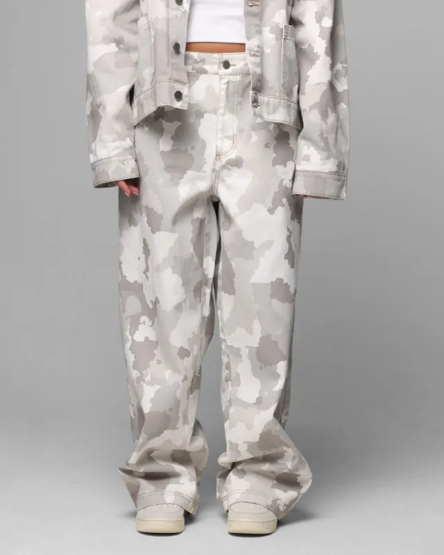 Loiter Prestige Camo Pants Snow Camo sold by Culture Kings