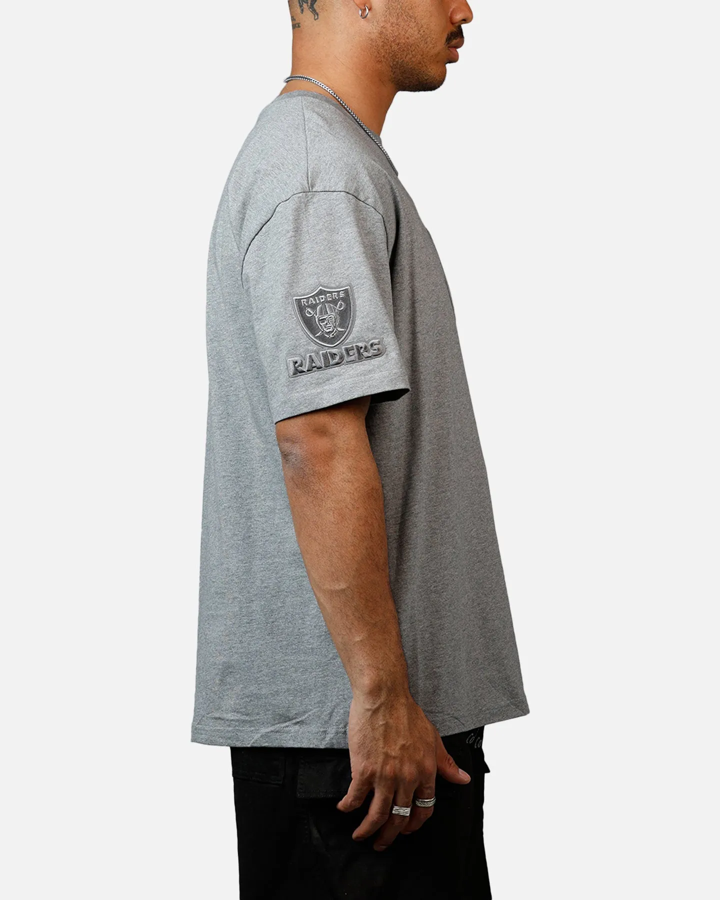 Pro Standard Las Vegas Raiders Reverse French Terry T-Shirt Grey sold by Culture Kings product image thumbnail 4