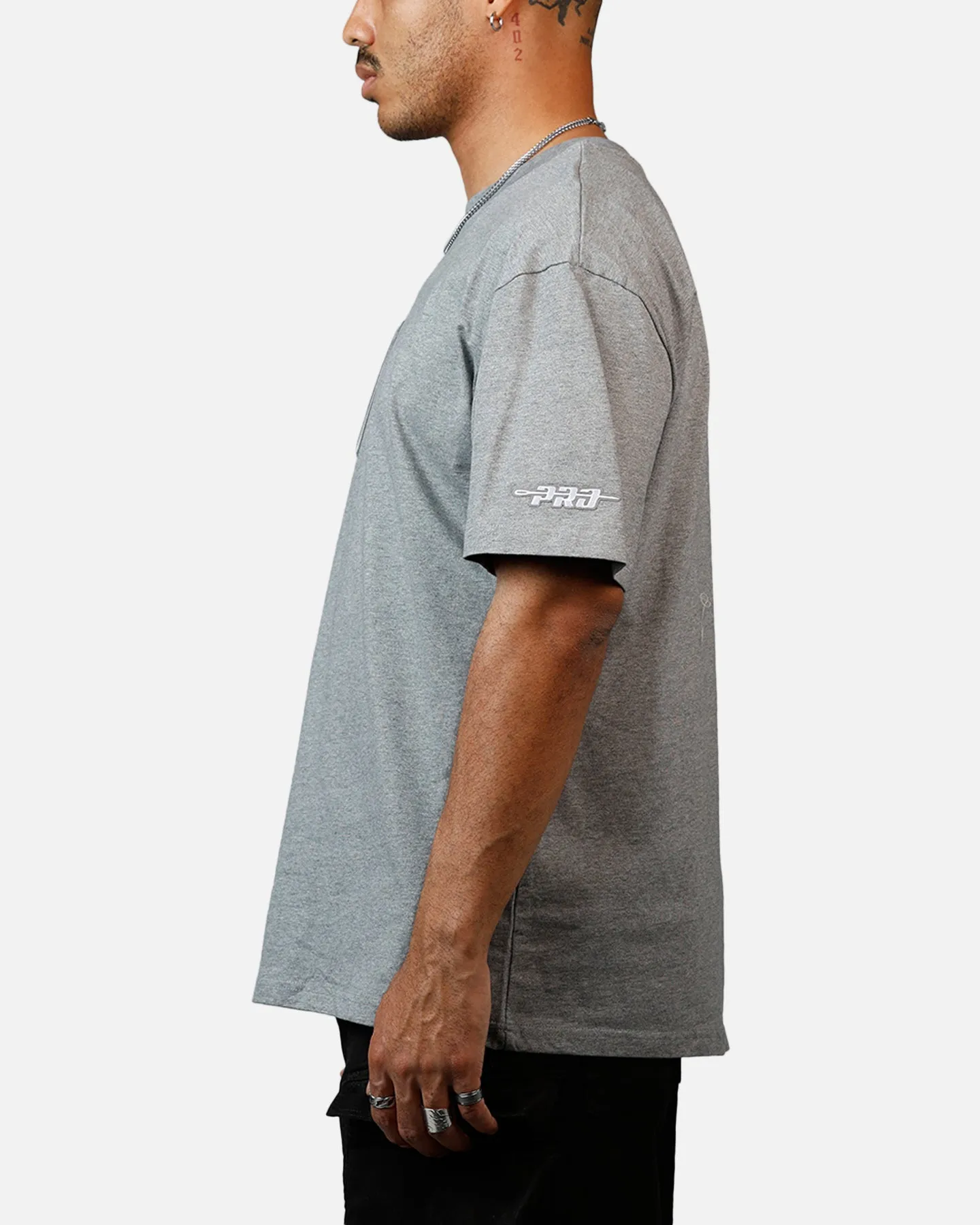 Pro Standard Las Vegas Raiders Reverse French Terry T-Shirt Grey sold by Culture Kings product image thumbnail 5