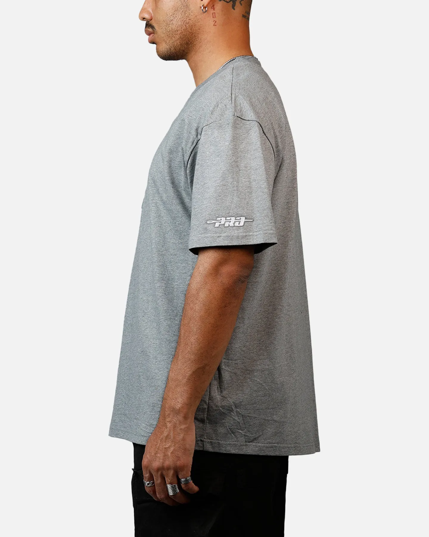 Pro Standard Los Angeles Dodgers Reverse French Terry T-Shirt Grey sold by Culture Kings product image thumbnail 5