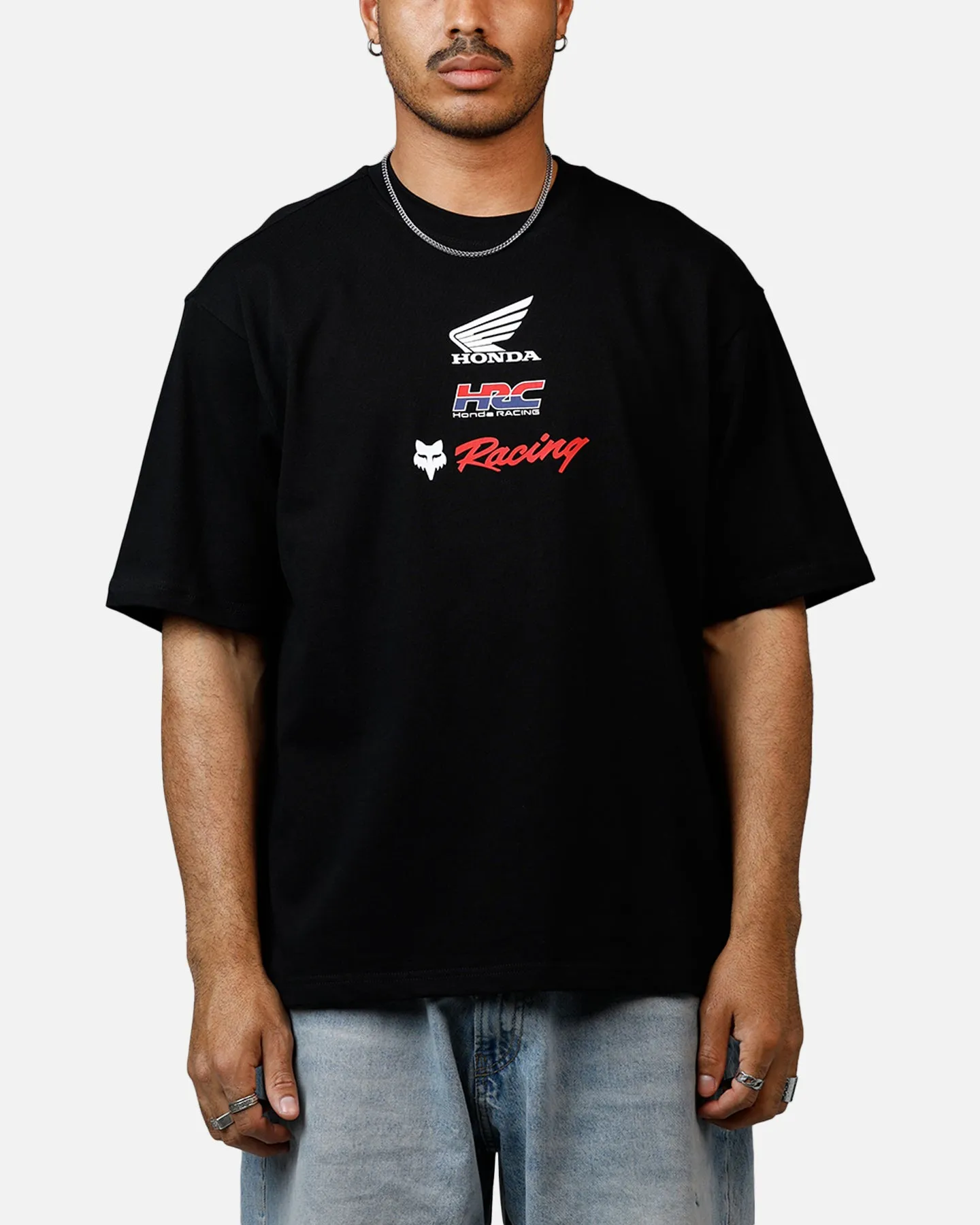 Fox Racing Honda Oversized T-Shirt Black sold by Culture Kings product image thumbnail 2